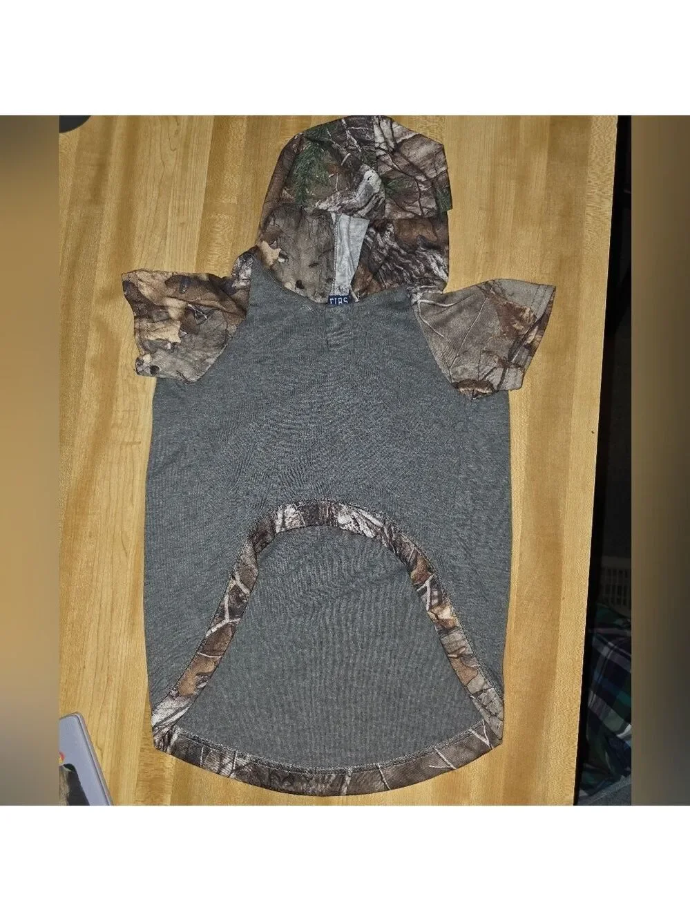 Pets First Gray Camouflage Dog Hoodie #DGC1